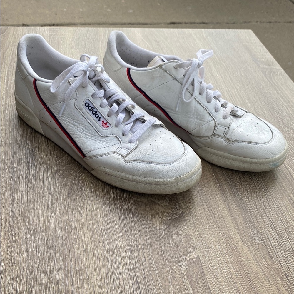 Adidas White Low-Top Sneakers